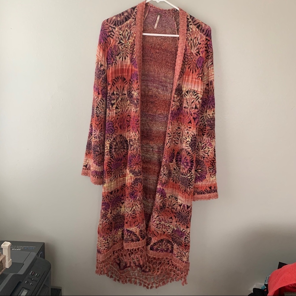 Free People Long Cardigan